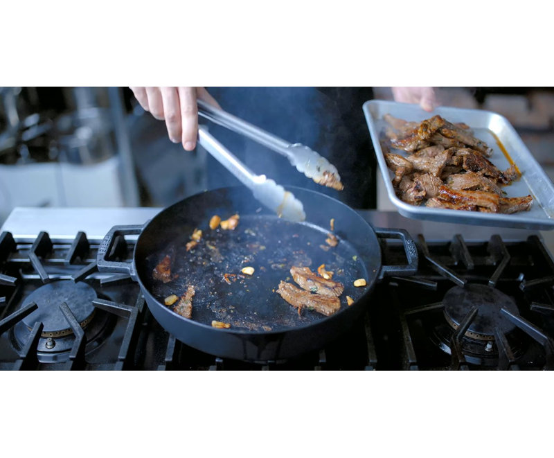 Babish 13-Inch Pre-Seasoned Cast Iron Everyday Pan