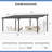 20 Ft. W x 10 Ft. D Outdoor Metal Pergola with Sloped Roof Patio Gazebo for Backyard, Deck