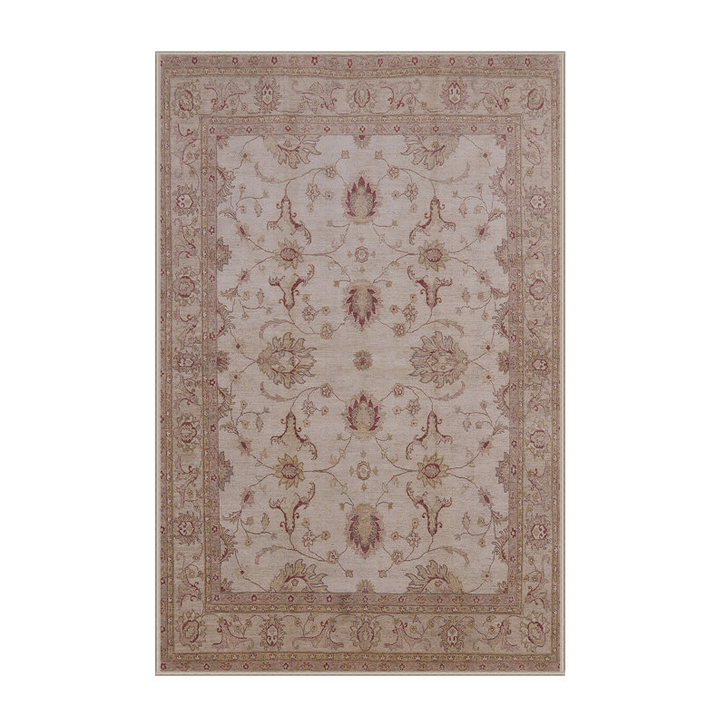 Tapis beige Canna, Rectangle 5 pi x 8 pi