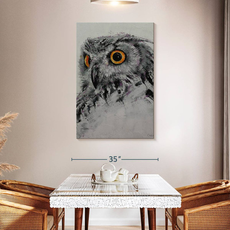 Brampt Spirit Owl, H 48 po x l 32 po