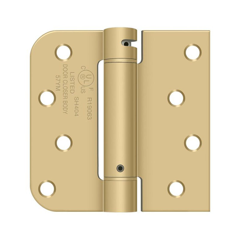 Steel Hinge, Brushed Brass