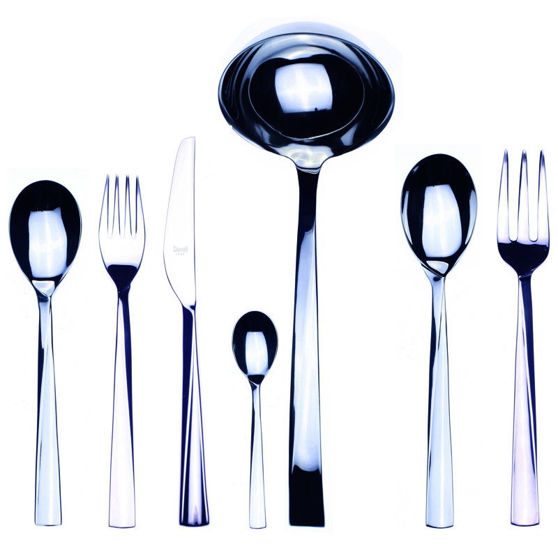 Elica Flatware Set - 51 Pieces - Stainless Steel