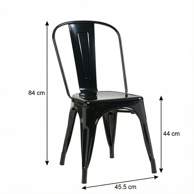 Side Chair, Black