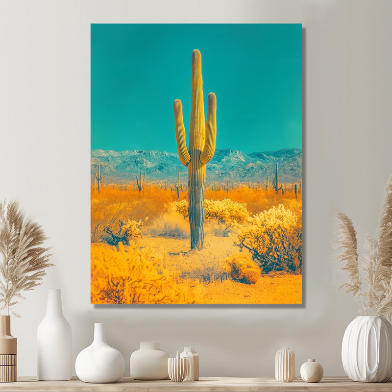 Marwaan - Cactus Metal Prints, 20" H x 12" W