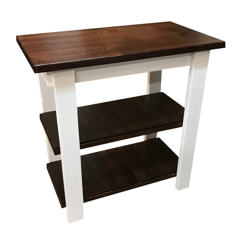 Diejuste Solid Wood Prep Table, 36" H x 42" W x 20" D