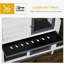 Cage à lapin 62 po PawHut, cage à lapin en bois, cage à cochons d'Inde, enclos pour petits animaux avec aire de jeu, plateau amovible, toit en asphalte, portes et rampe verrouillables, blanc-1220719696