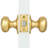 Cambridge Passage Door Knob In Gold
