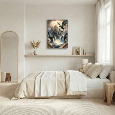 Dragon Castle Canvas Wall Art Set Of 1