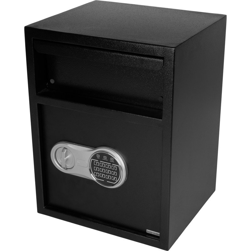 Coffre-fort électronique Paragon - coffre-fort avec clavier numérique et clés de remplacement manuel 