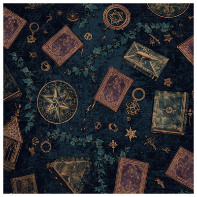 Mystical Books And Symbols Comforter