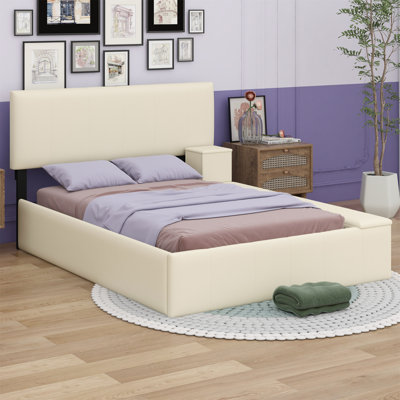 Jacarla Upholstered Upholstered Platform Bed Storage Bed