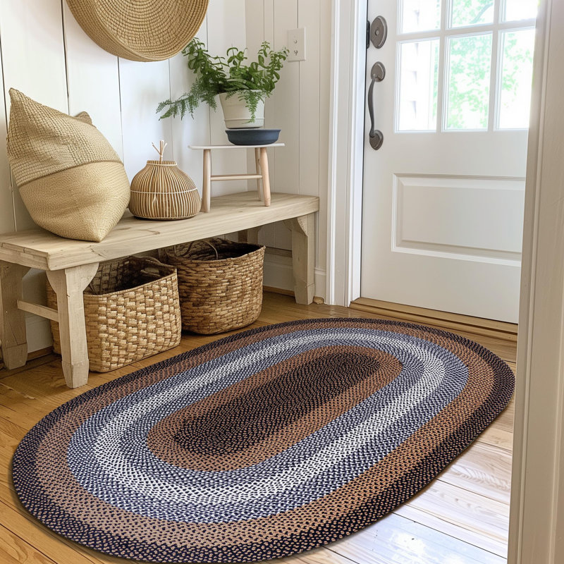 Enika Indoor Rug, Oval 3' x 5'