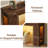 63" Farmhouse Console Table With Charging Station And LED Lights-1710835546-1710835545