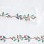 Ensemble de 2 serviettes de cuisine FIESTA Ballerina Holiday Holly Sprig, blanc / rouge / vert, 16 x 28