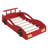 Race Car Bed,Car-Shaped Platform Bed With Wheels-858507227