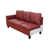Red Faux Leather