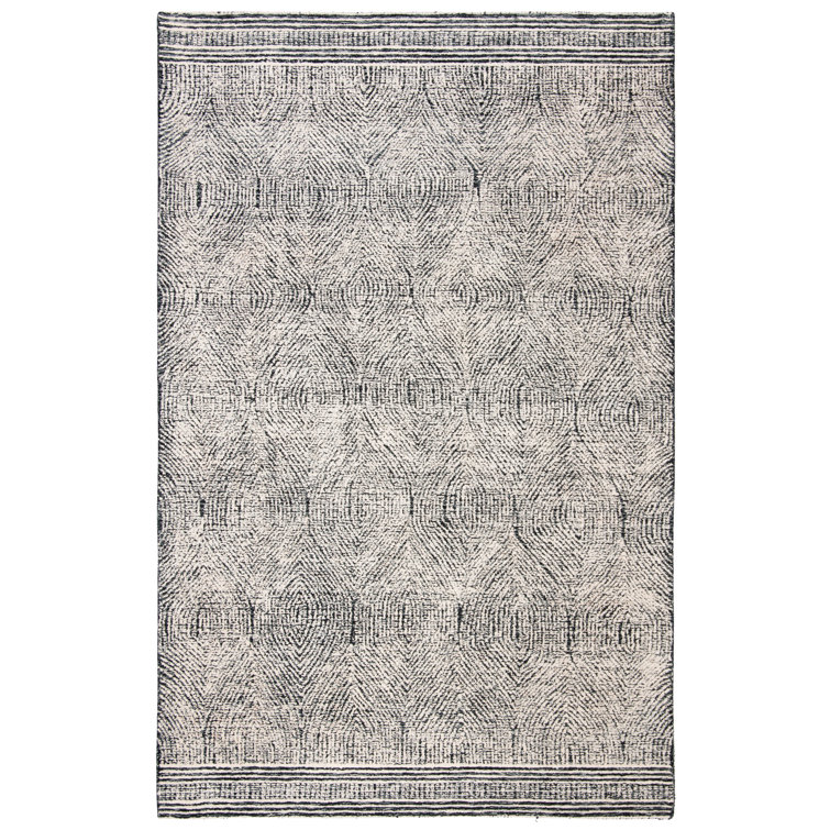 Geometric Wool Hand Woven Area Rug