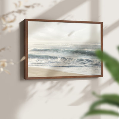 Gentle Waves -Framed Print - Restickable