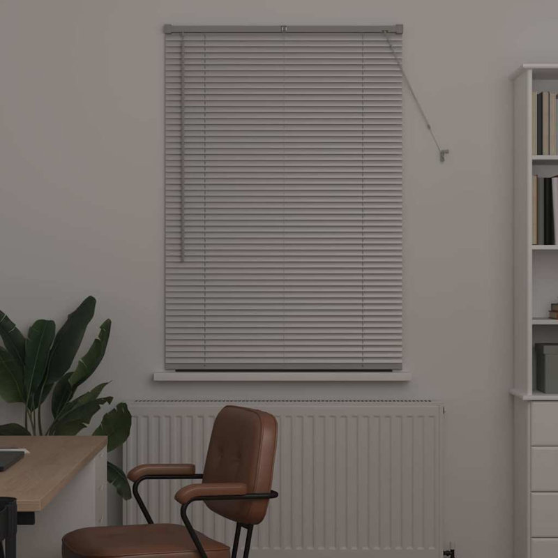 Horizontal/Venetian blind, Silver, 130cm L x 90cm W