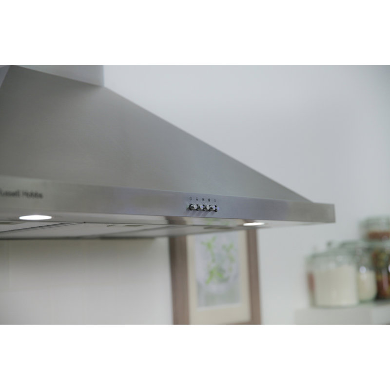 Russell Hobbs Rhsch901ss-m 90cm Wide Stainless Steel Chimney Cooker Hood