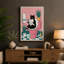 Cat on Throne Modern - Wrapped Canvas-2126738529-2126738538