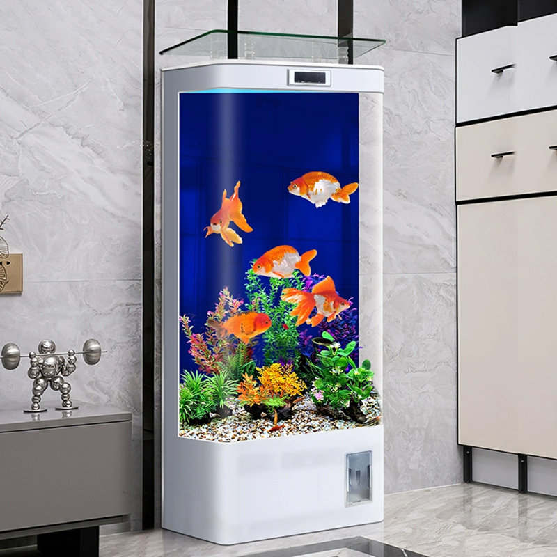 Aquarium 30-38 gallons, H 54,33 po x l 19,69 po x P 15,75 po, Blanc