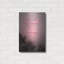 «Good Vibes In Neon Pink», art mural en métal-2021483859