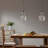 Bell Shaped Glass Pendant Light-789922706