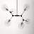 Rhythm 6 - Light Dimmable Sputnik Modern Linear Chandelier