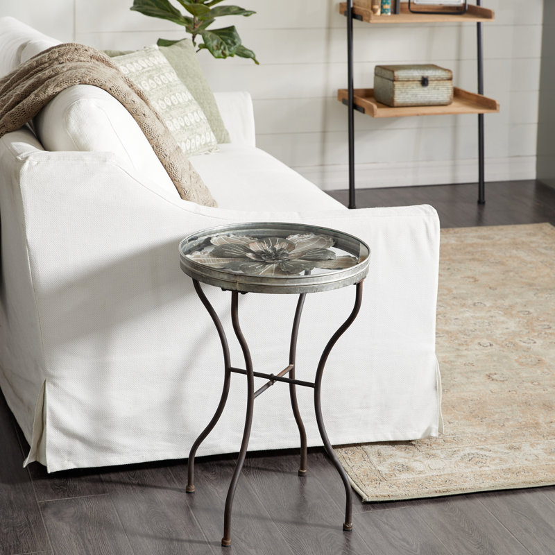 Smoak Glass Top End Table