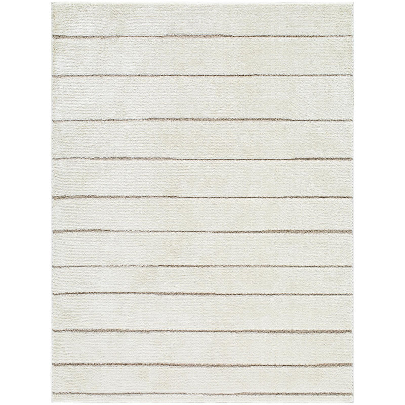 Our PNW Home x Livabliss Boho Scandi Ivory Shag Rug, Rectangle 5 pi 2,99 po x 6 pi 11,86 po