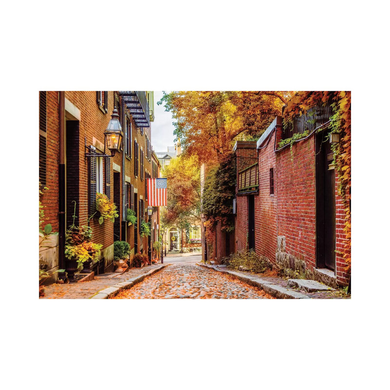 Boston In Autumn by Susanne Kremer - Wrapped Canvas Gallery-Wrapped Canvas Giclée, 20.32cm H x 20.32cm W