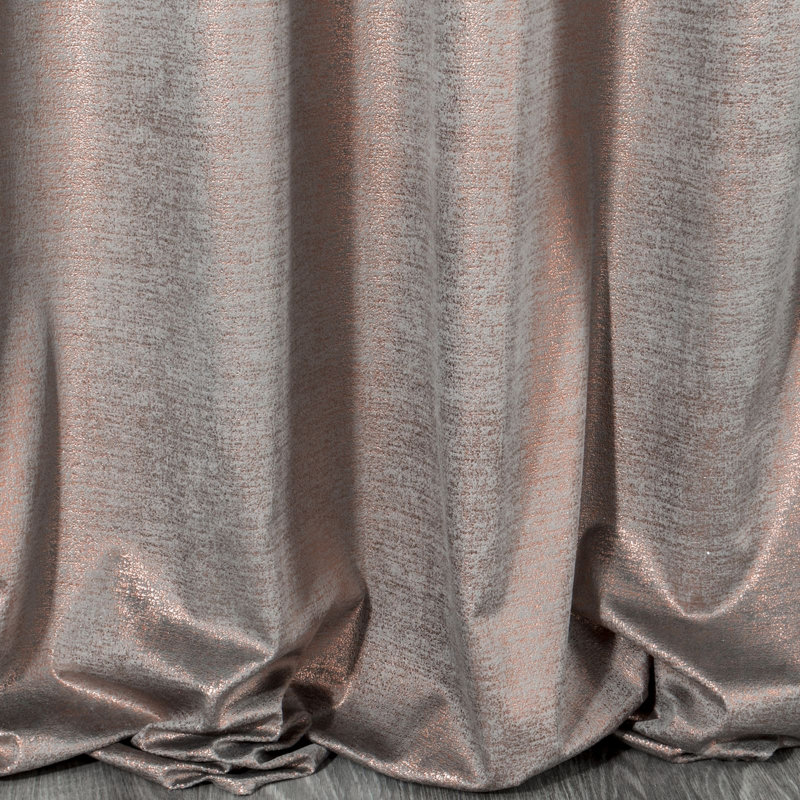 Cima Blackout Curtains Single Panel, Graphite