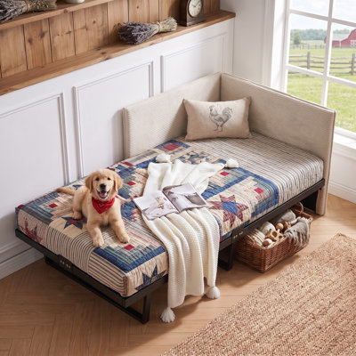 Abdiqani Upholstered Corduroy Guestbed Daybed