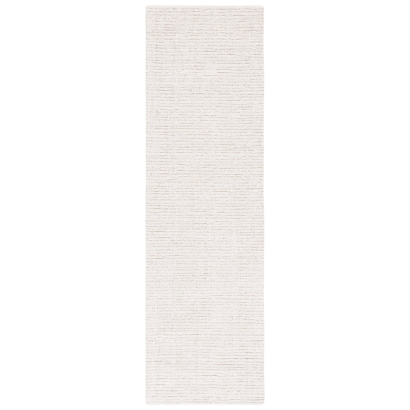 Maja Handmade Tufted Wool Ivory/Beige Rug, Runner 69 x 305 cm