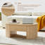 Table basse à plateau relevable ovale avec rangement 39,37 po-114216378