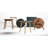 Apt Café Round Solid Wood Base Dining Table-53938629-53681221-53681220