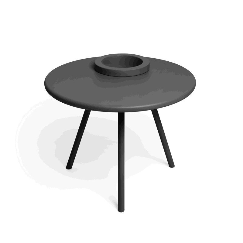Pot à fleurs Bakkes, Noir