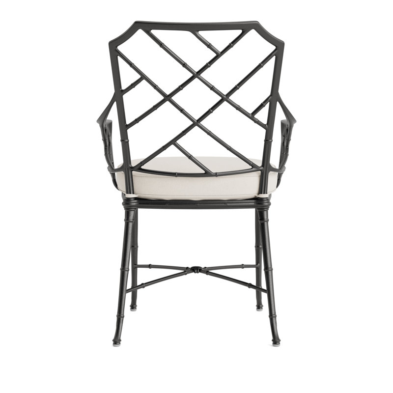 Calcutta Outdoor Dining Chair, Fusion Natural, Textured Pewter