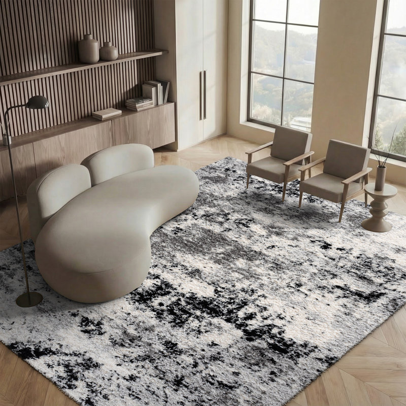 Aneta Performance Abstract Rug, Rectangle 8' x 10'