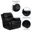 Fauteuil à bascule inclinable LeatherSoft-24678168