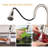 Topcraft Two Handle Bridge Kitchen Faucet with Pull Down Sprayer-102192936