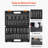 1/2" 19 Piece Impact Socket Set