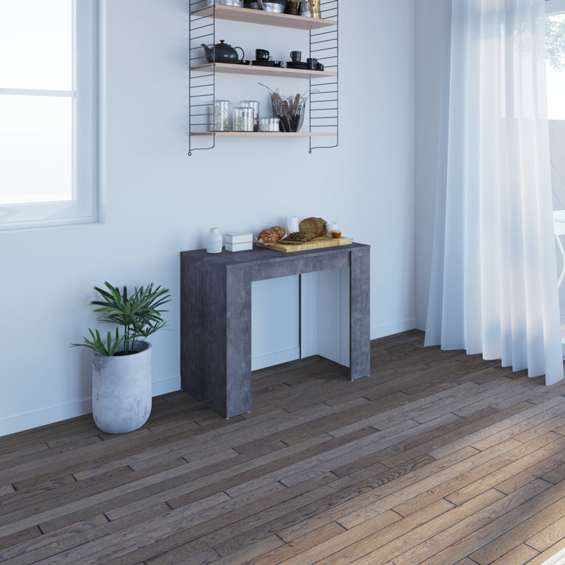 198cm Console Table, Concrete