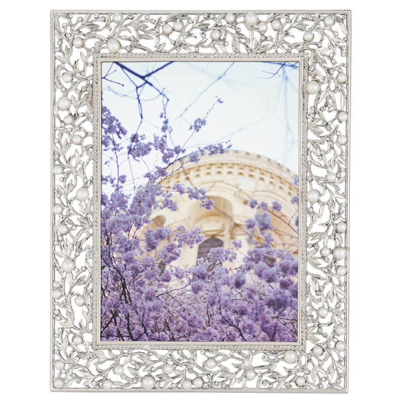 Eleanor Metal Picture Frame, 5" x 7", Silver
