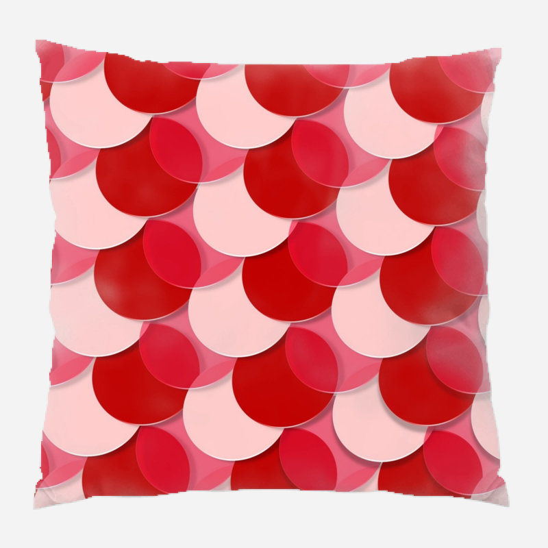 Geometric Microsuede Reversible Throw Pillow