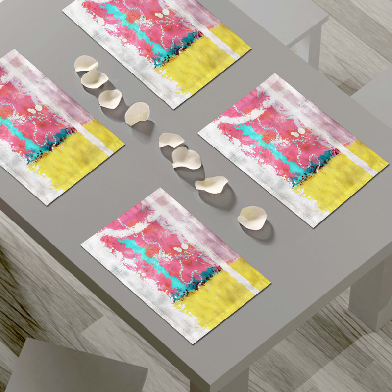 Napperon abstrait en polyester