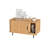 Cat Litter Box Enclosure With Cat Scratch Pad-1993149076