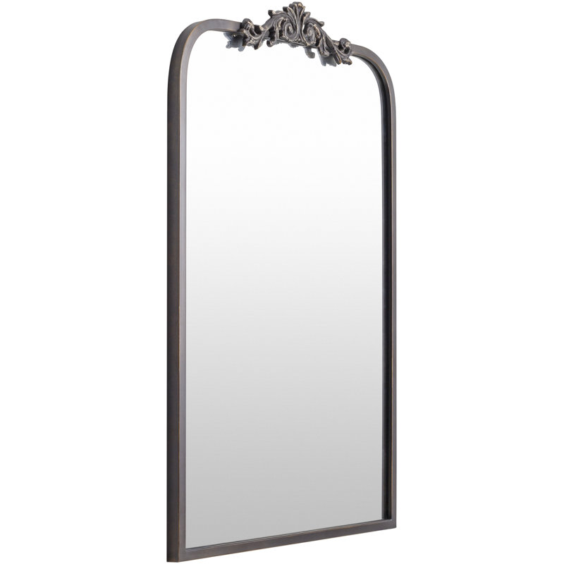 Miroir mural Anzlie, 30 po x 20 po, Noir