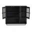 Armoire de rangement murale moderne minimaliste avec portes en verre trempé cannelé, tablettes amovibles et porte-serviettes, armoire de rangement flottante pour salle de bain-1219547650-1219547655